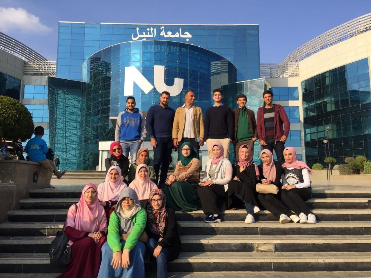 فعالية IEEE في جامعة النيل، وقتها كنت رئيس فرع IEEE الطلابي في المنوفية